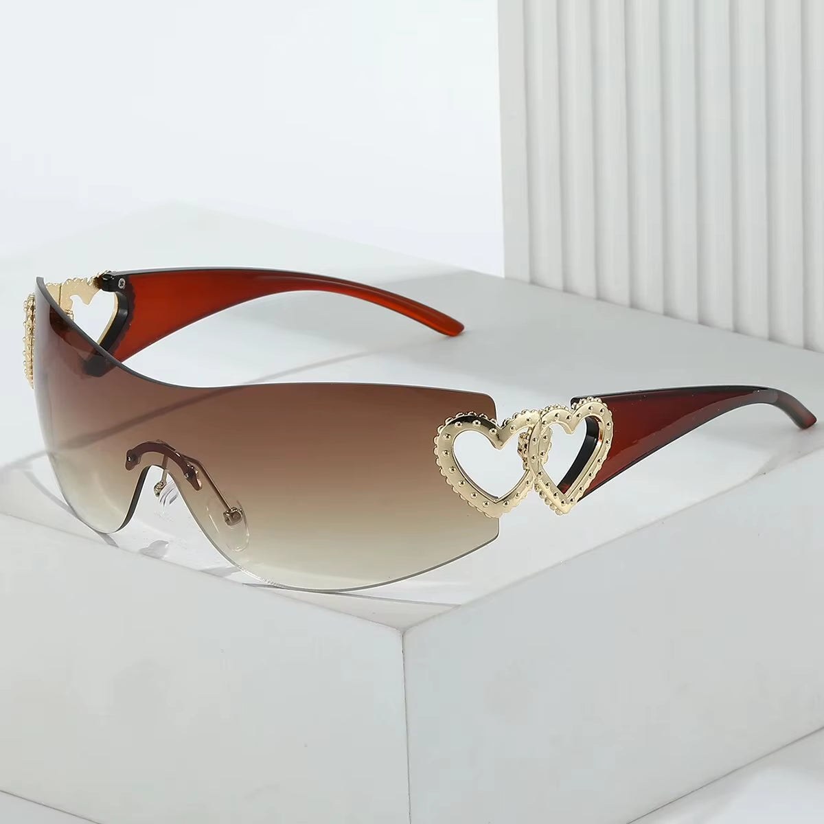 Fashion Sunglasses Heart Design (UV400)