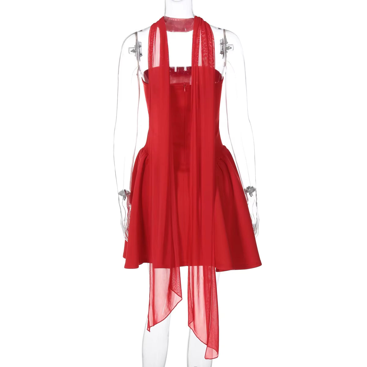 Off Shoulder Backless Elegant Party Dress