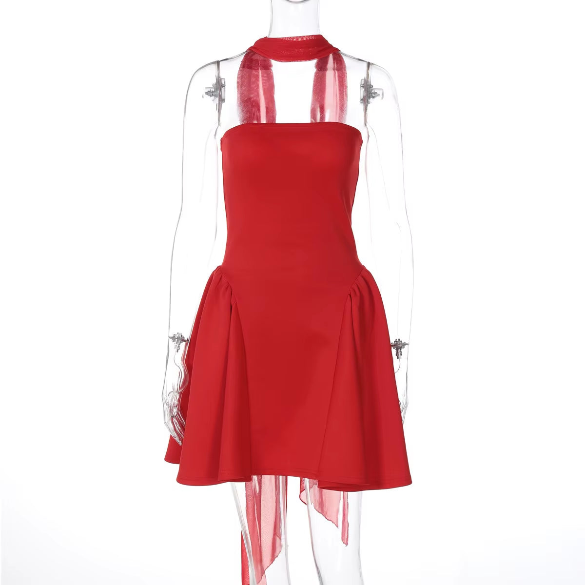 Off Shoulder Backless Elegant Party Dress