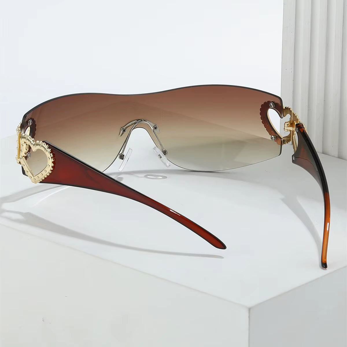 Fashion Sunglasses Heart Design (UV400)