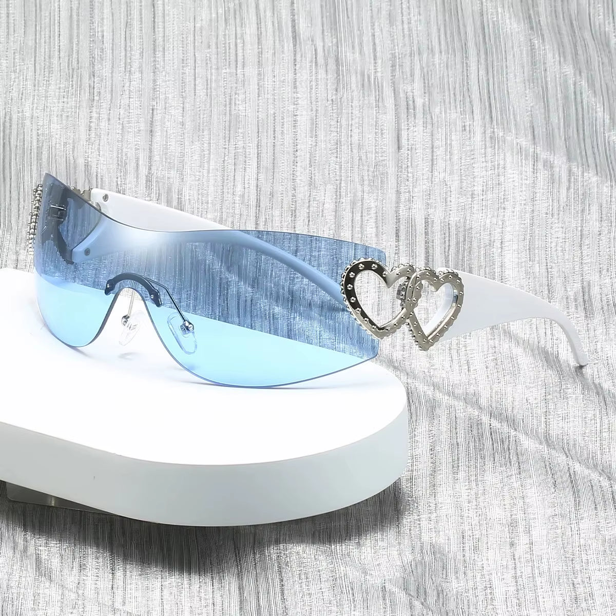 Fashion Sunglasses Heart Design (UV400)