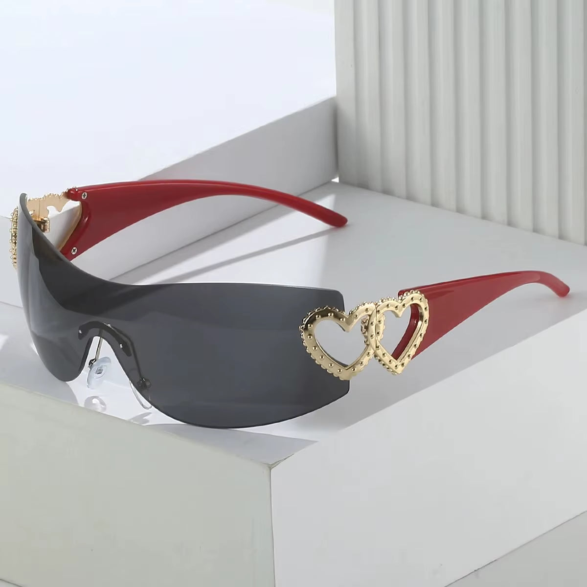 Fashion Sunglasses Heart Design (UV400)